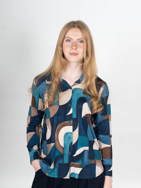 Bluse Azaela – Blau