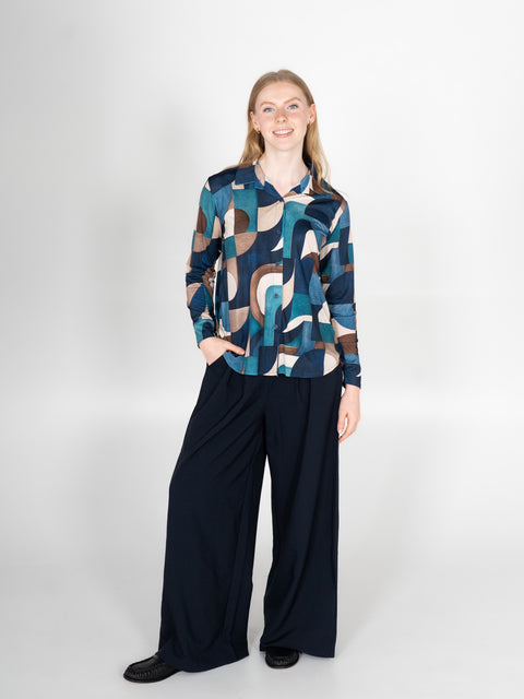 Bluse Azaela – Blau