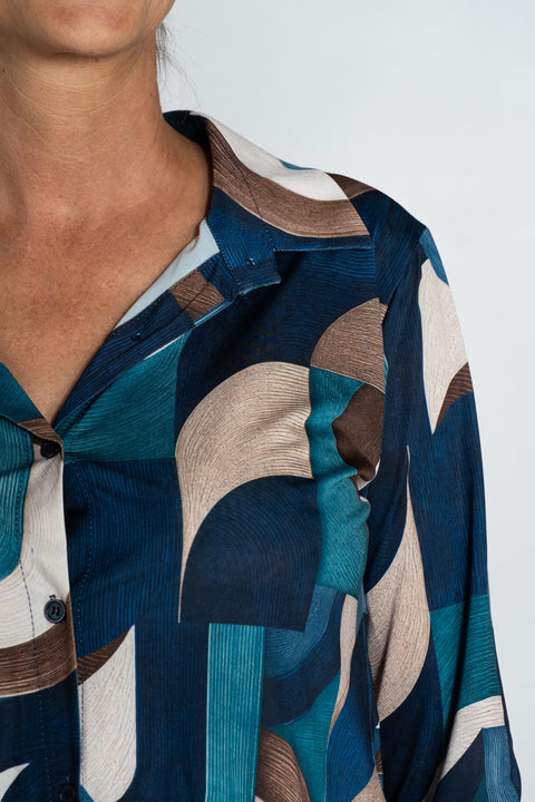 Bluse Azaela – Blau