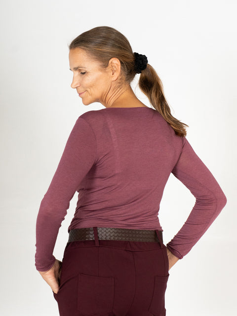 Shirt Verbena – Burgunder