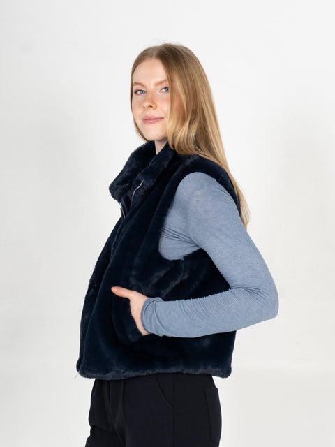 Weste Camelia – Blau