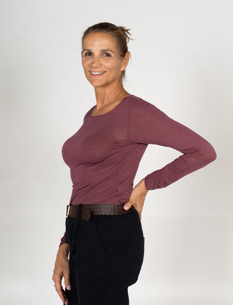 Shirt Verbena – Burgunder