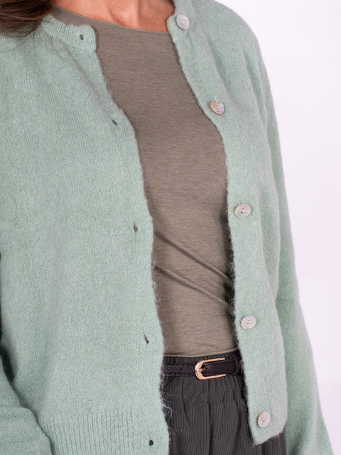 Cardigan Magnolia – Grün