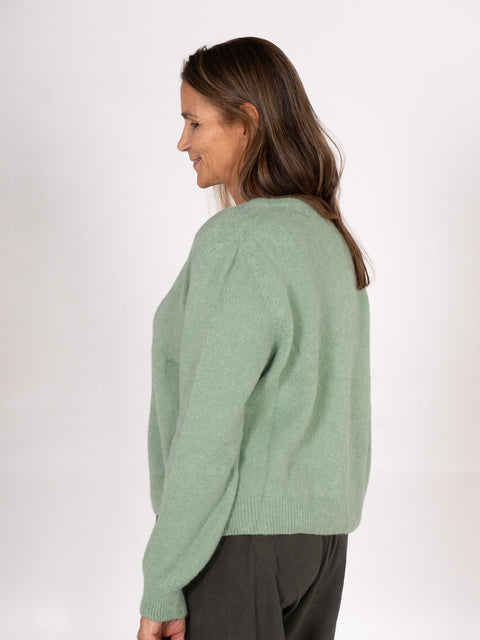 Cardigan Magnolia – Grün